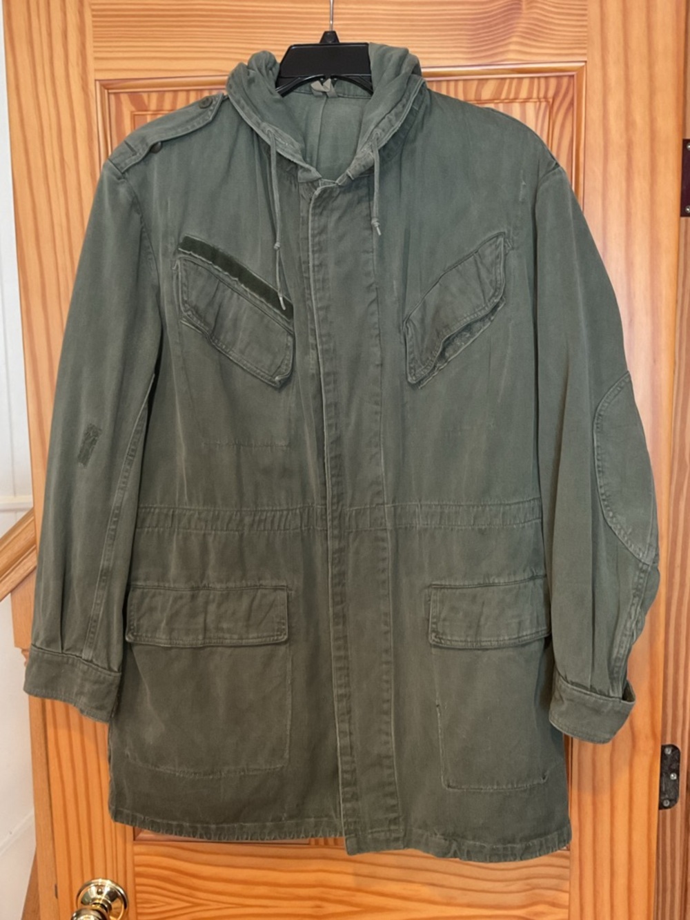 VINTAGE BELGIUM ARMY FIELD JACKET DANISH ARMY GREEN OLIVE 1974 MENS SZ L SEYNTEX